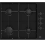 Sisseehitatud gaasipliit Beko HIBG64120SB, 4 tsooni, mehaaniline juhtimine