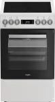 Whirlpool W5V5LCW vabaltseisev pliit elektriline keraamiline pliidiplaat must, valge