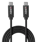 Lindy 36975 USB-kaabel USB 3.2 Gen 2x2 0,5 m USB C Must