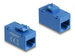 Delock 90642 Keystone moodul RJ45 pesa RJ45 pesa, Cat.6A UTP, sinine