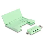 Kaardilugeja DeLOCK 91015 USB 3.2 Gen 1 Type-A/USB-C Mint