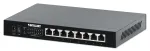 Intellinet 8-pordiline 2.5G Ethernet PoE+ kommutaator Kaheksa 10/100/1000/2500 Mbps PSE PoE+ porti, 100 W PoE eelarve, haldamata, lauaformaadis, seinale kinnitatav