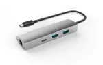 Adapteris USB 3.1 į 2-Port USB 3.0 + 1-Port USB 3.1 su Gigabit Ethernet