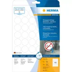 Isekleepuv silt HERMA 4571 eemaldatav valge 960 tk