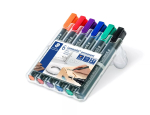 P&uuml;siv marker Staedtler Lumocolor 352 kuultipiga 6 tk