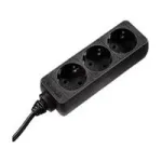 Hama 0003039 liigpingekaitse must 3 AC pistikupesa 230 V 1,4 m
