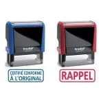 Trodat X-Print 4912 teksttempel CERTIFIE CONFORME A, F/L turule (499209)