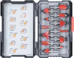 KWB 757295 freesiterade komplekt, 12 tk