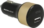 Mobiilseadme laadija Navilock 63069 Universal Must Sigaris&uuml;&uuml;taja Auto