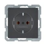 Pistikupesa t&uuml;&uuml;p F berker 47436086 &mdash; 16 A, 250 V, antratsiit, duroplastkorpuses