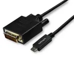 StarTech.com 3m USB-C - DVI kaabel - 1080p (&uuml;he l&uuml;liga) USB USB-C (DP Alt Mode HBR2) DVI-D digitaalse video adapterkaabel - t&ouml;&ouml;tab Thunderbolt 3-ga - s&uuml;learvuti DVI monitori/ekraani jaoks