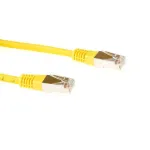 ACT Kollane 1 meetri pikkune F/UTP CAT5E patch-kaabel RJ45-pistikupesadega