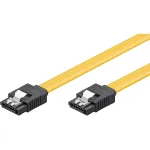 Goobay 95021 S-ATA andmekaabel HDD SDD jaoks 6 Gbit/s SATA L-t&uuml;&uuml;pi isane SATA L-t&uuml;&uuml;pi isasele pikkus 50 cm sirge pistik