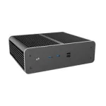 Akasa Euler CMX Mini-ITX ventilaatorita arvutikorpus A-ITX61-S1B &mdash; must, minikorpus passiivjahutusega s&uuml;steemidele