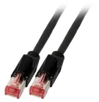 V&otilde;rgukaabel EFB Elektronik K8708SW.1 RJ-45 Cat6a 1 m Must