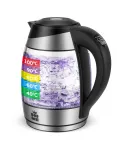 ForMe FKG-458 Juhtmeta Elektriline Veekeetja 1.8 L Roostevaba Teras / Must
