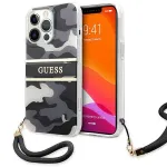 Guess GUHCP13LKCABBK K&otilde;va &uuml;mbris iPhone 13 Pro / 13 6,1 inch must Camo Strap Collection