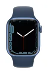 Apple Watch Series 7 GPS, 41mm Blue Aluminium Case with Sport Band - Regular Abyss Blue