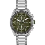 HUGO BOSS meeste k&auml;ekell 1513951 44mm roostevaba teras sinine sihverplaat kronograaf