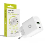 Mobile Origin PD20W seinadapter MO12 valge 1x USB-A + 1x USB-C