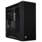 PC-korpus ASUS ProArt PA602 Midi Torn Must &mdash; ATX/EATX tugi, karastatud klaas, 2x200 mm esiventilaatorid, 360 mm &uuml;lemine radiaator, GPU kuni 450 mm