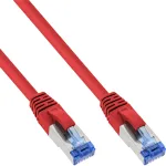 InLine paigalduskaabel S/FTP PiMF Cat.6A halogeenivaba 500MHz punane 3m