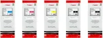Canon Original PFI-320 tindikassetid - 5-pakk multipack Cyan Magenta Yellow Black - Original - Must