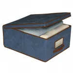 ORDINETT Kokkupandav riidest hoiukast 50 x 40 x 25 cm sinine