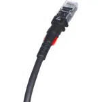 V&otilde;rgukaabel PatchSee TP-6A-F/5 Must 1,5m Cat6a F/FTP