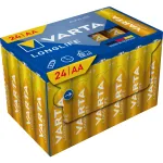 Varta Longlife AA (Mignon) LR6 leelispatareid 4106301134, 1,5 V, Cube 24 tk pakend