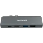 Canyon DS-5 USB 2.0 USB-C hall SD-kaardilugeja 60 Hz