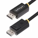 StarTech.com DP21-1M-DP40-CABLE DisplayPort 2.1 kaabel, 1 m, VESA sertifitseeritud DP40, UHBR10, HDR, 8K 60 Hz / 4K 144 Hz, 40 Gbps, passiivne, M/M, must