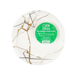 Gogreen keskkonnas&otilde;bralikud pabertaldrikud Marble Go Green &Oslash;18cm 10 tk