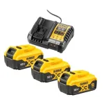 Akude ja laadijate komplekt DeWALT DCB1104P3-QW Liitium-ioon 5 Ah