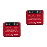 Shelly 1PM Mini Gen3 nutikas relee v&otilde;imsusm&otilde;&otilde;tmisega, 2 tk komplekt