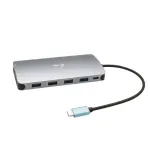 i-tec Metal USB-C Nano 3x Display dokkimisjaam + Power Delivery 100 W