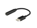 Kaabliadapter SAVIO AK-35/B USB Type‑C (3.1) isane 3,5 mm emasele, must