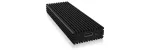 ICY BOX IB-1816M-C31 SSD-korpus Must U.2