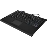 KeySonic KSK-3210ELU (DE) klaviatuur Kodu USB QWERTZ Saksa Must