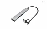 i-tec USB-C/USB-A metallist HUB 1x USB 3.0 + 3x USB 2.0