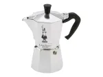Bialetti Moka Express Moka pott 0,3 L Alumiinium, Must