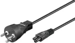 Microconnect PE120810 toitekaabel Must 1 m Toitepistik t&uuml;&uuml;p K C5 pistik
