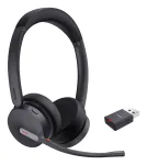 Yealink WH64 h&uuml;briidne kahe&uuml;hendusega UC peakomplekt, juhtmevaba, peakomplekti t&uuml;&uuml;p: peakomplekt, soovitatav kasutus: kontor/k&otilde;nekeskus, &uuml;henduvus: Micro-USB, Bluetooth, must