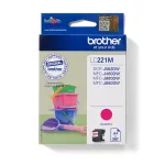 Brother LC221M tindikassett, magenta, 260 lk