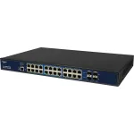 ALLNET 24+4P PoE+ l&uuml;liti ALL-SG8626PM &mdash; 24x 10/100/1000 + 4x 10/100/1000 &uuml;leslink, PoE+