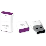 Philips FM64FD85B/00 USB-m&auml;lupulk 64 GB USB Type-A 2.0 Lilla, Valge