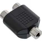 Heliadapter 3,5 mm pesa emane mono / 2x RCA emane InLine 99338