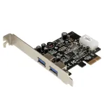 StarTech.com 2 pordiga PCI Express (PCIe) SuperSpeed USB 3.0 kaardiadapter UASP ja LP4 toitega