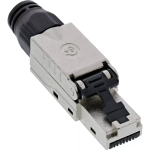 InLine RJ45 pistik Cat.6A 500MHz, paigaldatav, varjestatud, kruvikorgiga