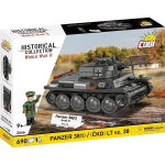 Ehituskomplekt Cobi Blocks Panzer 38 VZ.38 690 elementi &ndash; m&otilde;&otilde;tkavas mudeli ehituskomplekt